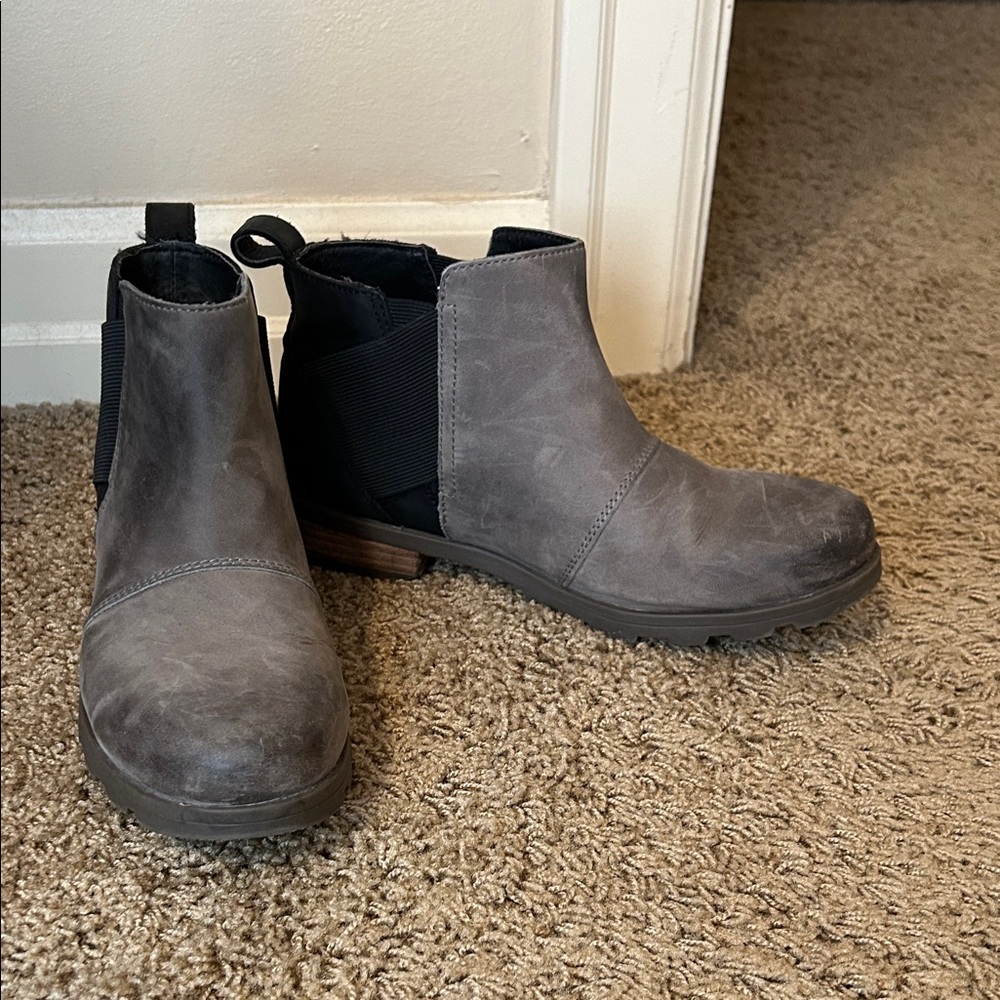 Sorel Black Ankle Boots